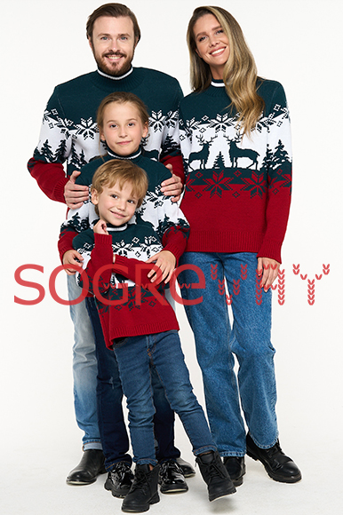 одинаковая одежда в стиле family look: FOREST